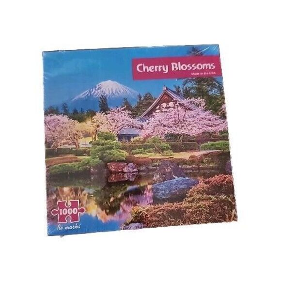1000 Piece Jigsaw Puzzle - Cherry Blossoms By Re-marks, SEALED New Gift Worthy - Picture 1 of 8